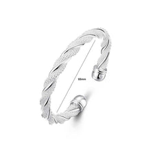 Load image into Gallery viewer, Simple and Fashion Geometric Twisted Rope Bangle - Glamorousky