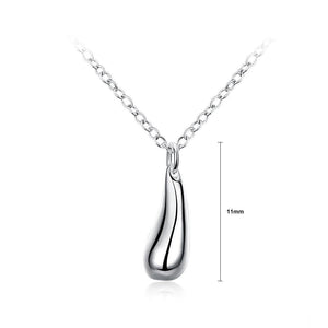 Fashion Simple Water Drop Pendant with Necklace - Glamorousky