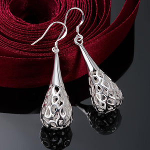 Fashion Elegant Water Drop Shaped Pierced Earrings - Glamorousky