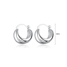 Load image into Gallery viewer, Fashion Simple Geometric Semicircle Earrings - Glamorousky