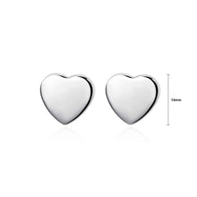 Load image into Gallery viewer, Simple Romantic Heart Stud Earrings - Glamorousky