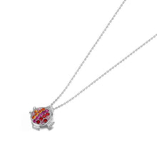 Load image into Gallery viewer, 925 Sterling Silver  Fashion Pisces Pendant with Colored Austrian Element Crystals and Necklace - Glamorousky