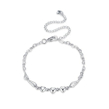 Load image into Gallery viewer, Simple Romantic Heart Shaped Angel Wing Anklet - Glamorousky