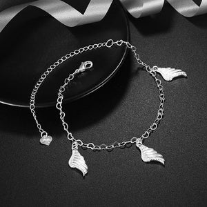 Fashion Simple Angel Wings Anklet - Glamorousky