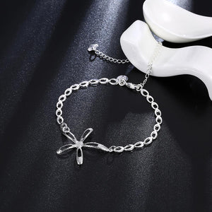 Simple Fashion Hollow Flower Anklet - Glamorousky
