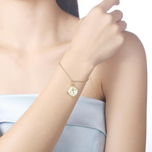 Load image into Gallery viewer, Fashion Simple Plated Gold Madonna Round Bracelet - Glamorousky