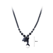 Load image into Gallery viewer, Simple and Fashion Iron Stone Dolphin Pendant with Necklace - Glamorousky
