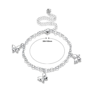 Simple and Fashion Butterfly Anklet - Glamorousky