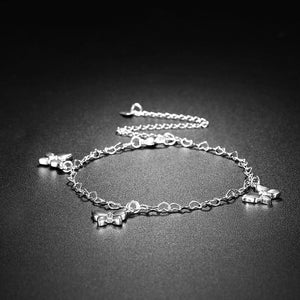 Simple and Fashion Butterfly Anklet - Glamorousky