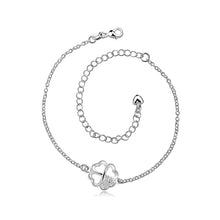 Load image into Gallery viewer, Fashion Simple Four-leafed Clover Anklet with Austrian Element Crystal - Glamorousky