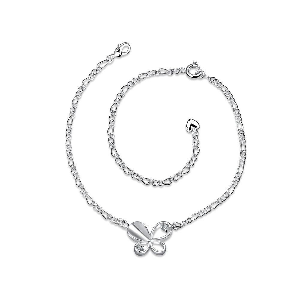 Fashion Simple Butterfly Anklet with Austrian Element Crystal - Glamorousky