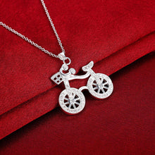 Load image into Gallery viewer, Fashion Simple Bicycle Pendant with Cubic Zircon and Necklace - Glamorousky