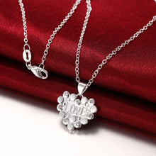 Load image into Gallery viewer, Simple Sweet Heart Pendant with Cubic Zircon and Necklace - Glamorousky