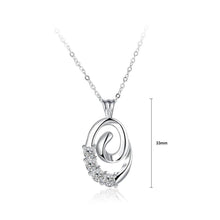 Load image into Gallery viewer, Fashion and Simple Geometric Pendant with Cubic Zircon and Necklace - Glamorousky