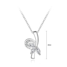 Load image into Gallery viewer, Fashion Elegant Flower Pendant with Cubic Zircon and Necklace - Glamorousky
