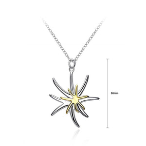 Simple and Fashion Starfish Pendant with Necklace - Glamorousky