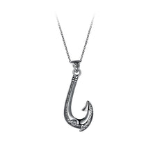 Load image into Gallery viewer, 925 Sterling Silver Vintage Fashion Hook Pendant with Necklace - Glamorousky