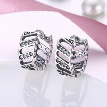 Load image into Gallery viewer, 925 Sterling Silver Fashion Personalized Geometric Cubic Zircon Earrings - Glamorousky