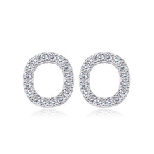 Load image into Gallery viewer, Simple and Fashion Letter O Cubic Zircon Stud Earrings - Glamorousky