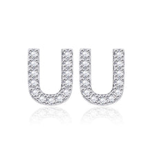 Load image into Gallery viewer, Simple and Fashion Letter U Cubic Zircon Stud Earrings - Glamorousky