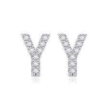 Load image into Gallery viewer, Simple Fashion Letter Y Cubic Zircon Stud Earrings - Glamorousky