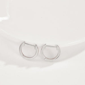 Simple and Fashion Geometric Circle Stud Earrings - Glamorousky