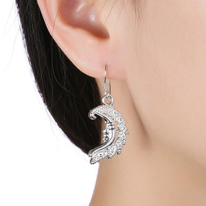 Fashion Simple Moon Earrings - Glamorousky