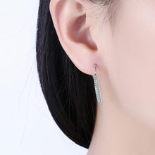 Load image into Gallery viewer, Simple and Fashion Geometric Turquoise Earrings - Glamorousky
