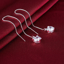 Load image into Gallery viewer, Fashion Cute Cat Cubic Zircon Long Earrings - Glamorousky