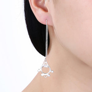 Fashion Exquisite Girl Long Earrings - Glamorousky