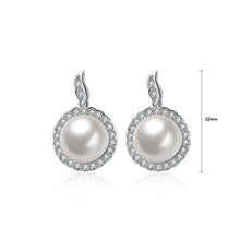 Load image into Gallery viewer, Elegant and Fshion Geometric Round Pearl Stud Earrings - Glamorousky