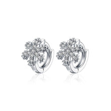 Load image into Gallery viewer, Fashion Elegant Flower Cubic Zircon Stud Earrings - Glamorousky