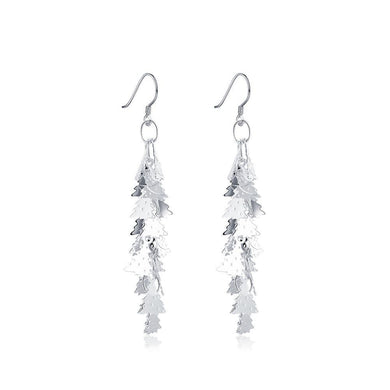 Fashion Christmas Tree Tassel Earrings - Glamorousky