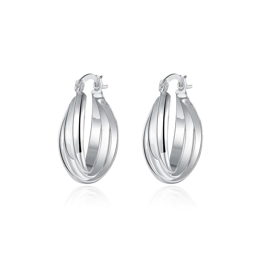 Fashion Simple Geometric Oval Earrings - Glamorousky
