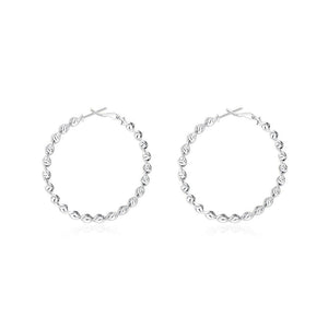 Simple and Fashion Round Twist Earrings - Glamorousky