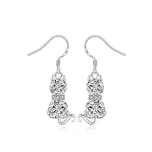 Load image into Gallery viewer, Fashion Cute Cat Cubic Zircon Earrings - Glamorousky