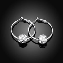 Load image into Gallery viewer, Fashion Elegant Geometric Round Cubic Zircon Earrings - Glamorousky