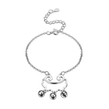 Load image into Gallery viewer, 925 Sterling Silver Fashion Simple Bell Bracelet - Glamorousky