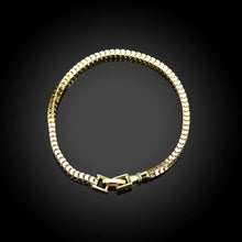 Load image into Gallery viewer, Fashion Simple Plated Gold Geometric Check Bracelet - Glamorousky
