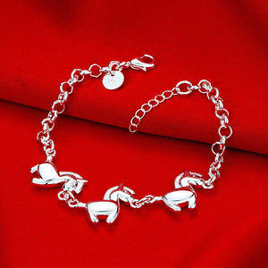 Fashion Simple Three Pony Bracelet - Glamorousky