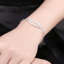 Load image into Gallery viewer, Simple and Fashion Geometric Oval Cubic Zircon Bracelet - Glamorousky