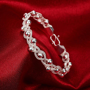 Fashion Elegant Woven Bead Bracelet - Glamorousky