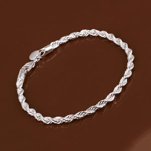 Fashion Simple Geometric Twisted Rope Bracelet - Glamorousky