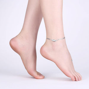 Fashion Simple Leaf Anklet - Glamorousky