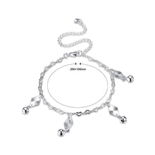 Load image into Gallery viewer, Simple and Fashion Geometric Diamond Bell Anklet - Glamorousky