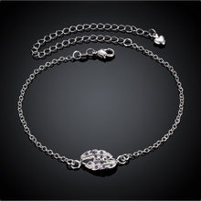 Load image into Gallery viewer, Fashion Simple Leaf Purple Cubic Zircon Anklet