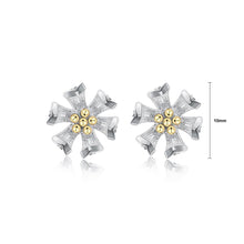 Load image into Gallery viewer, 925 Sterling Silver Elegant Fashion Flower Stud Earrings - Glamorousky