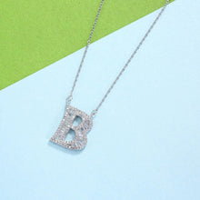 Load image into Gallery viewer, 925 Sterling Silver Fashion Personality Letter B Cubic Zircon Necklace - Glamorousky