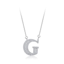 Load image into Gallery viewer, 925 Sterling Silver Fashion Personality Letter G Cubic Zircon Necklace - Glamorousky