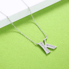 Load image into Gallery viewer, 925 Sterling Silver Fashion Personality Letter K Cubic Zircon Necklace - Glamorousky